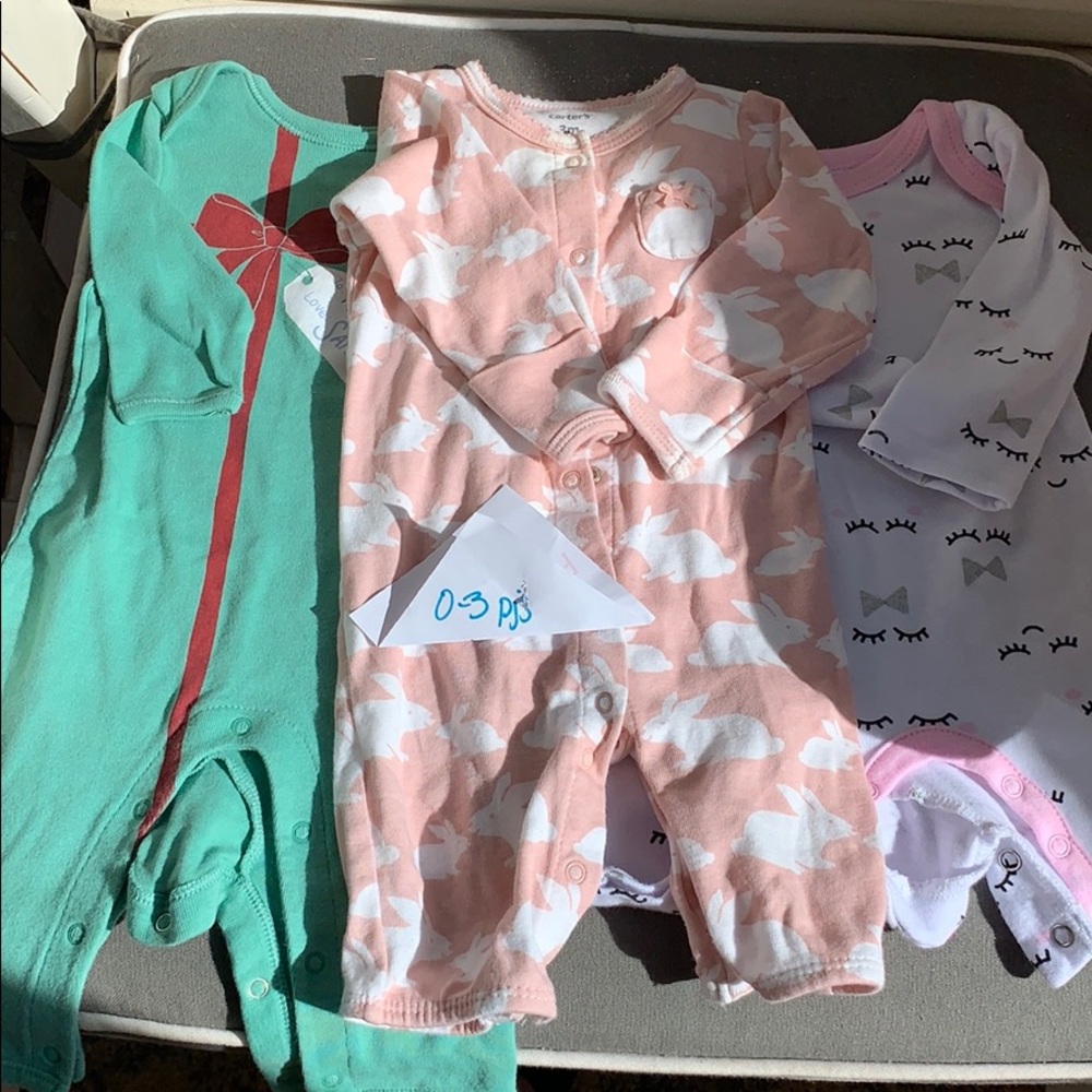 0-3 pajama lot